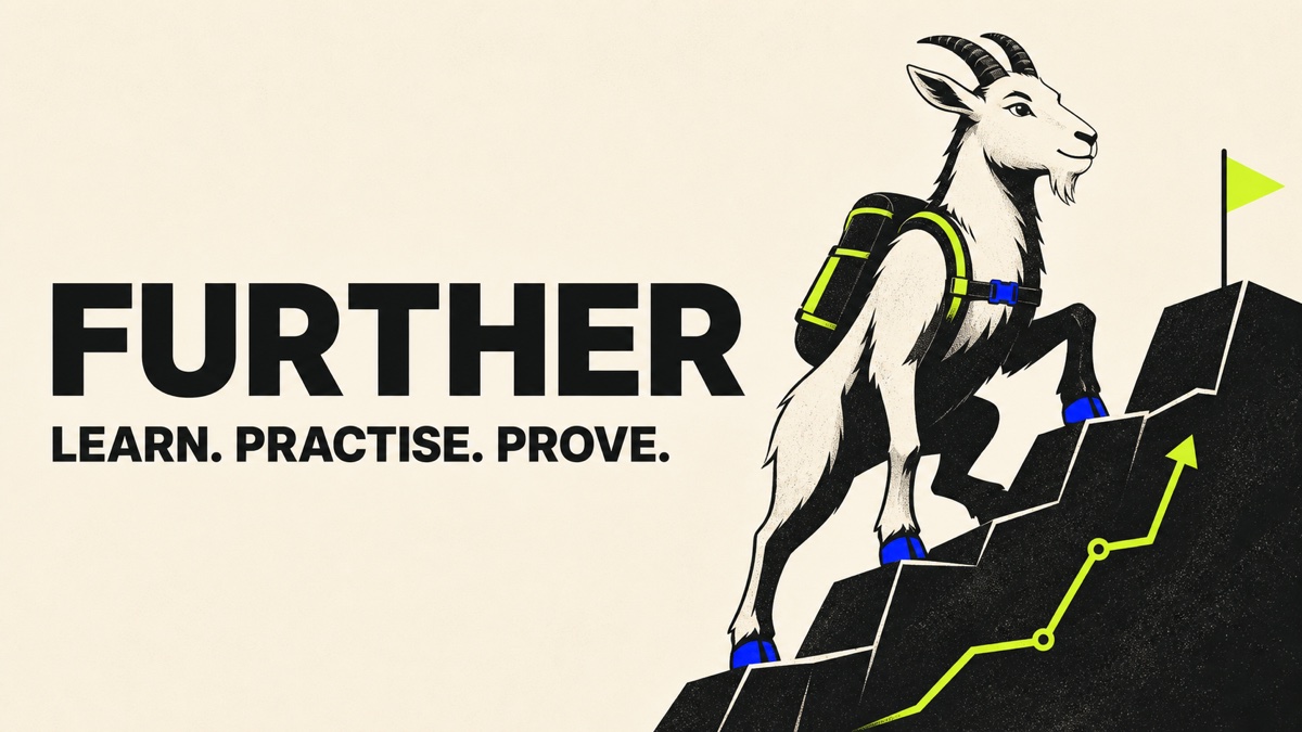 Further's mountain goat climbing toward the next milestone